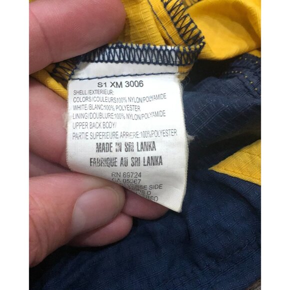 Columbia Sportswear Mens XL Blue & Yellow Hooded Jacket Full Zip - Picture 5 of 7